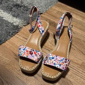 Kelly & Katie - Floral Espadrille Sandals